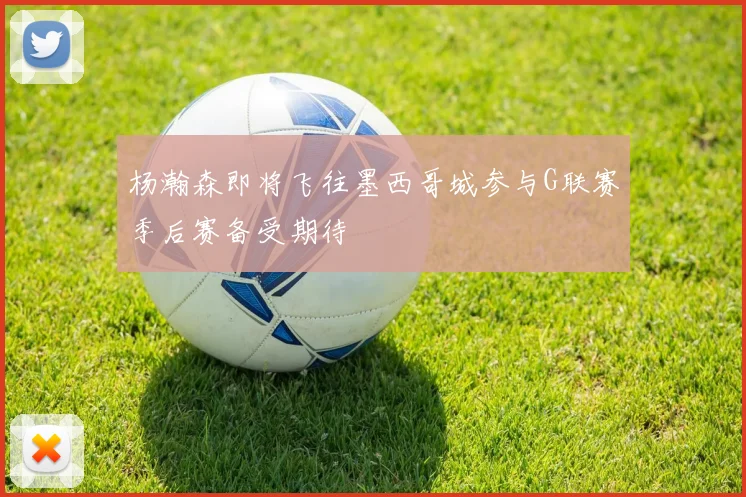 杨瀚森即将飞往墨西哥城参与G联赛季后赛备受期待